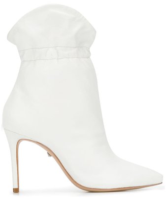 White Schutz Ankle-Length Boots | Farfetch.com