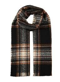 black & brown plaid scarf - Google Search