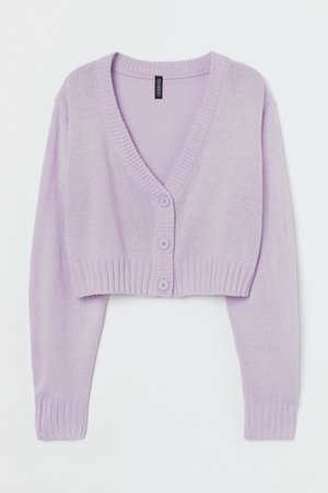 Short Cardigan - Light purple - Ladies | H&M CA