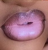 ombré lip black girl