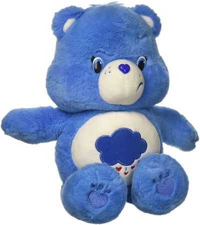 grumpy care bear blue