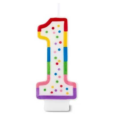 Great Value Birthday Party Candle, Number 1 - Walmart.com