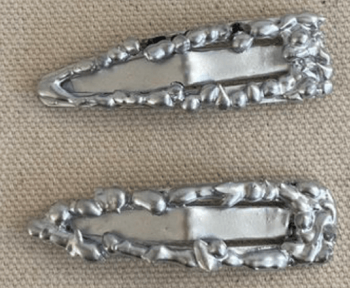 silver hair clip