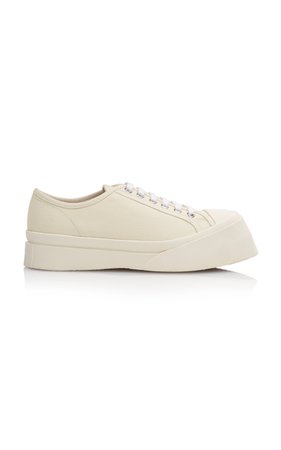 Platform Canvas Sneakers by Marni