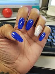 royal blue nails - Google Search