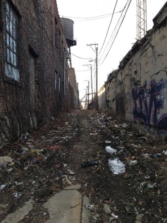 trashed alley