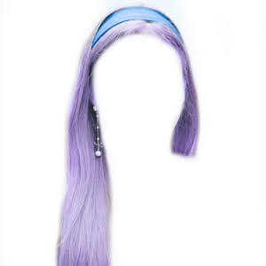 Lavender Hair with Blue Headband (Dei5 edit)