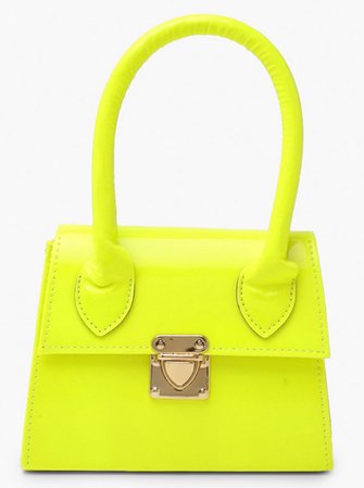 neon bag yellow