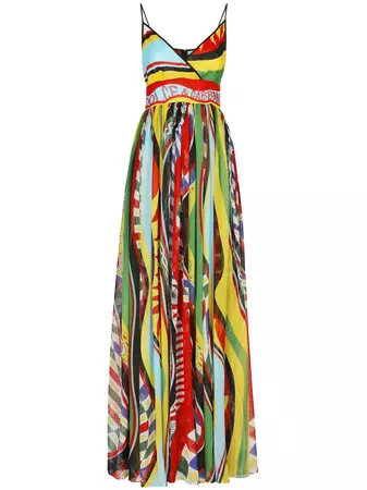 Dolce & Gabbana graphic-print Sleeveless Dress - Farfetch