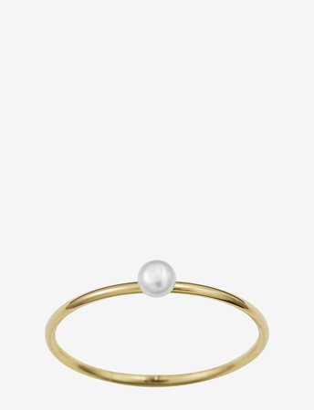 Perla Mini Ring Pearl Gold (Gold) (199 kr) - Edblad - | Boozt.com