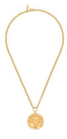 Chloé gold plated figure pendant necklace