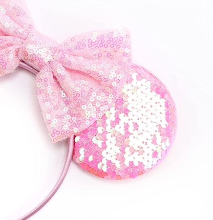 Amazon.com: DRESHOW Mouse Ears Bow Headbands Glitter Party Decoration Cosplay Costume for Girls & Women : Clothing, Shoes & Jewelry