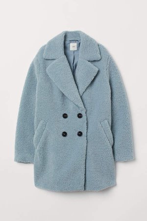Pile coat - Blue