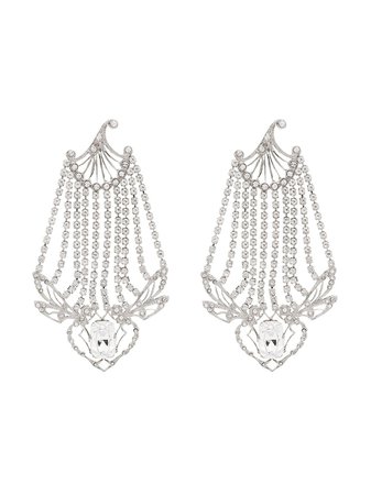 Paco Rabanne Crystal Chandelier Earrings | Farfetch.com