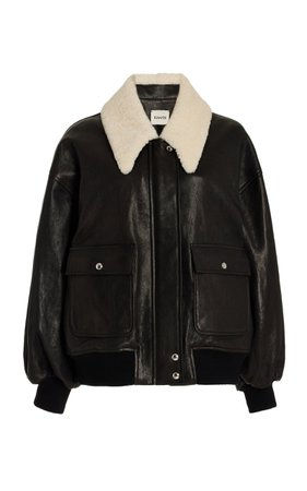 Shellar Leather Jacket By Khaite | Moda Operandi