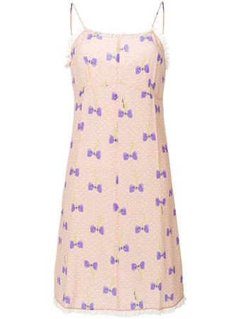 Miu Miu bow print dress $1,026 - Buy Online - Mobile Friendly, Fast Delivery, Price