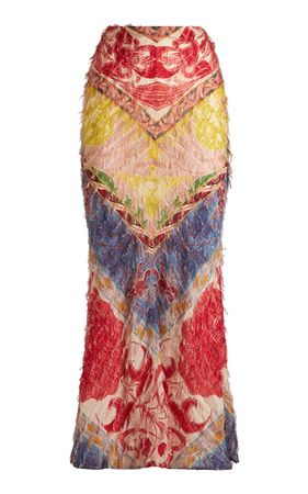 Textured Printed Midi Skirt By Etro | Moda Operandi