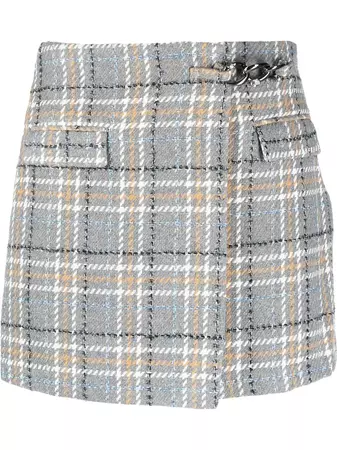 LIU JO Plaid A-line Skirt - Farfetch