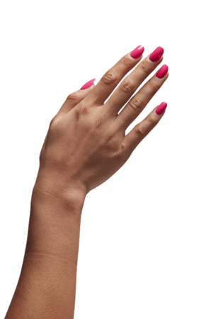pink nails png
