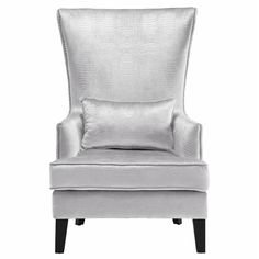silver armchair