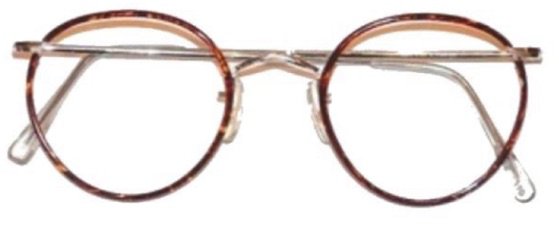 brown vintage glasses png