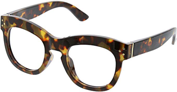 Amazon.com: Peepers by PeeperSpecs Women's Bravado Blue Light Filtering Reading Glasses-Oprah's Favorite Things 2019 Non Polarized Oversized, Navy Tortoise, 1: Clothing