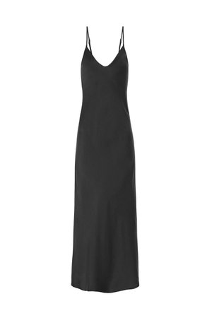 90S SILK SLIP DRESS BLACK – SILK LAUNDRY AU