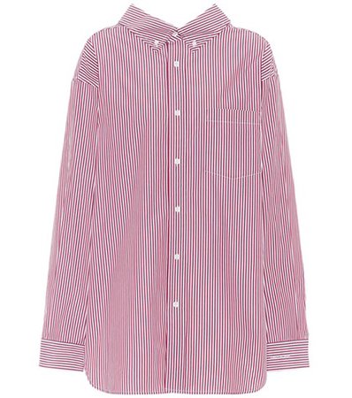 Striped cotton and shirt