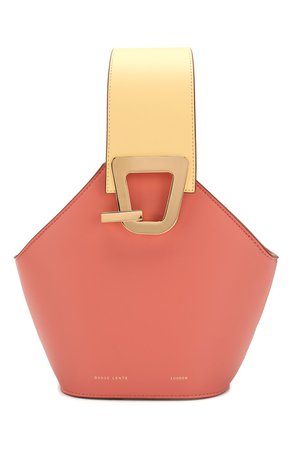 Женская розовая сумка johny mini DANSE LENTE — купить за 28300 руб. в интернет-магазине ЦУМ, арт. MINI J0HNNY/PEACH/LEM0N