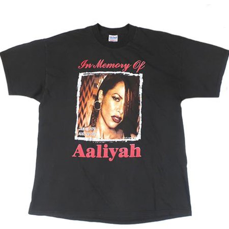 Vintage In Memory of Aaliyah Try Again T-Shirt Hip Hop Rap T Shirt 90's – For All To Envy