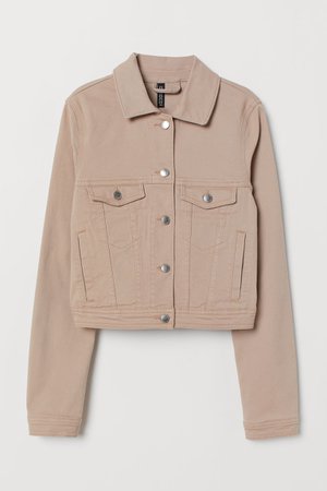 Short Twill Jacket - Beige - Ladies | H&M US
