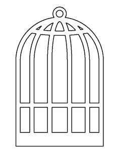 caging clipart outline