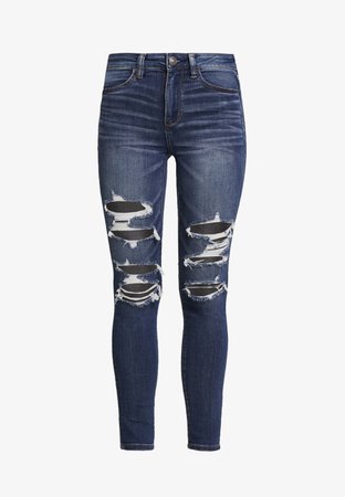 American Eagle Jeans Skinny Fit - blue tides - Zalando.se