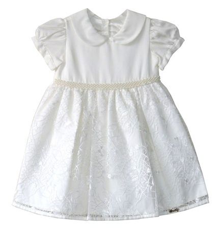 Vestido Cacau Baby Tule Bordado Branco - Compre Agora | Tricae Brasil