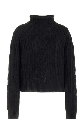 Aran Cable-Knit Cotton Sweater By High Sport | Moda Operandi