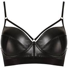 black leather bra - Google Search