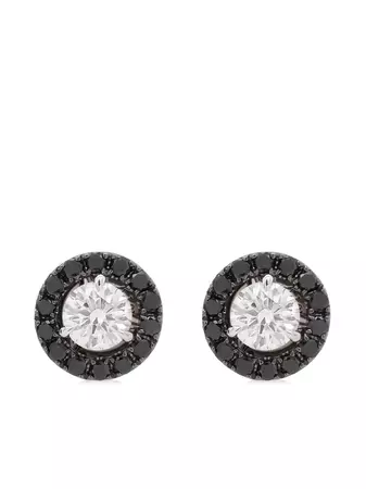 HYT Jewelry 18kt White Gold Diamond Stud Earrings