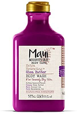 Amazon.com: Maui Moisture Shea Butter Body Wash 19.5 Ounce Moisturizing Body Wash Formulated for Dry Skin Normal Skin Combination Skin, with Aloe Vera Juice and Coconut Water, Silicone Free (18220): Beauty