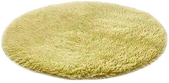 Amazon.com: Faux Fur Rug Shaggy Area Rugs Pads, Play Nursery Mat for Kids Yoga Mat for Women Living Room Area Carpet Bedroom 4ft (Round) Green: Kitchen & Dining