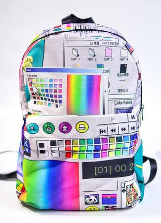 Computer Glitch Backpack – In Control Clothing