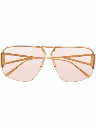 Bottega Veneta aviator-frame Sunglasses - Farfetch
