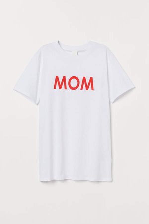 Short-sleeved Parent's Shirt - White