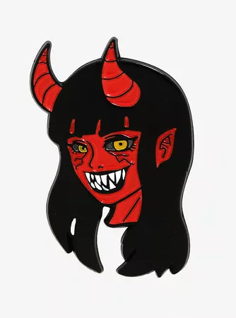 Devil Girl Enamel Pin