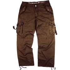 brown mens cargo pants