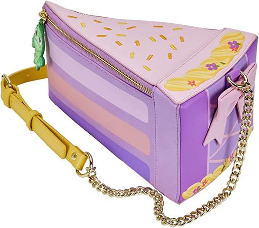 Loungefly Tangled Rapunzel Cake Crossbody Bag: Handbags: Amazon.com
