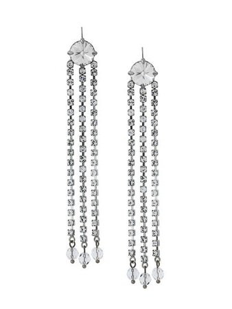 Miu Miu crystal drop earrings