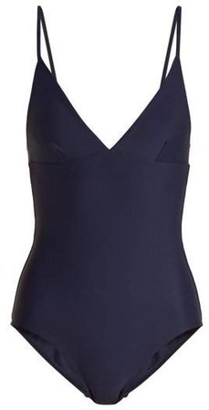 Matteau - The Plunge Swimsuit - Womens - Navy