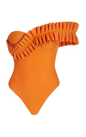 Nisi Ruffled One-Piece Swimsuit By Andrea Iyamah | Moda Operandi