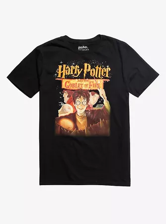 Harry Potter Goblet Of Fire Book Art T-Shirt