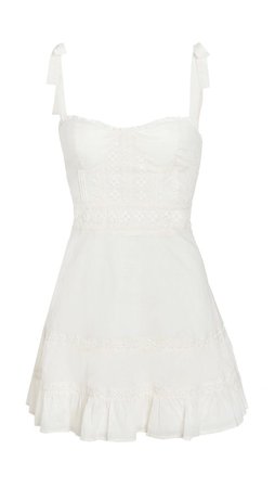 white picnic dress